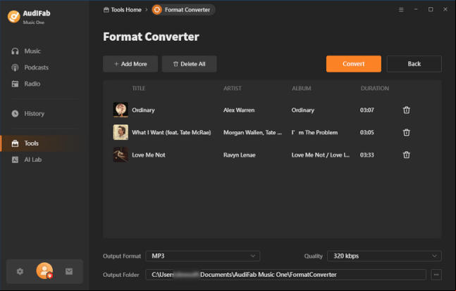 AudiFab Music One