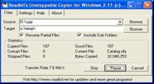 Roadkil's Unstoppable Copier